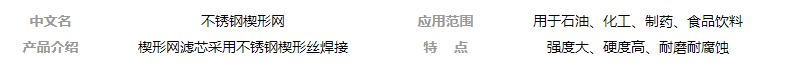 不銹鋼楔形網(wǎng)濾芯的優(yōu)勢_http://tj-singamas.com_新聞資訊_第1張